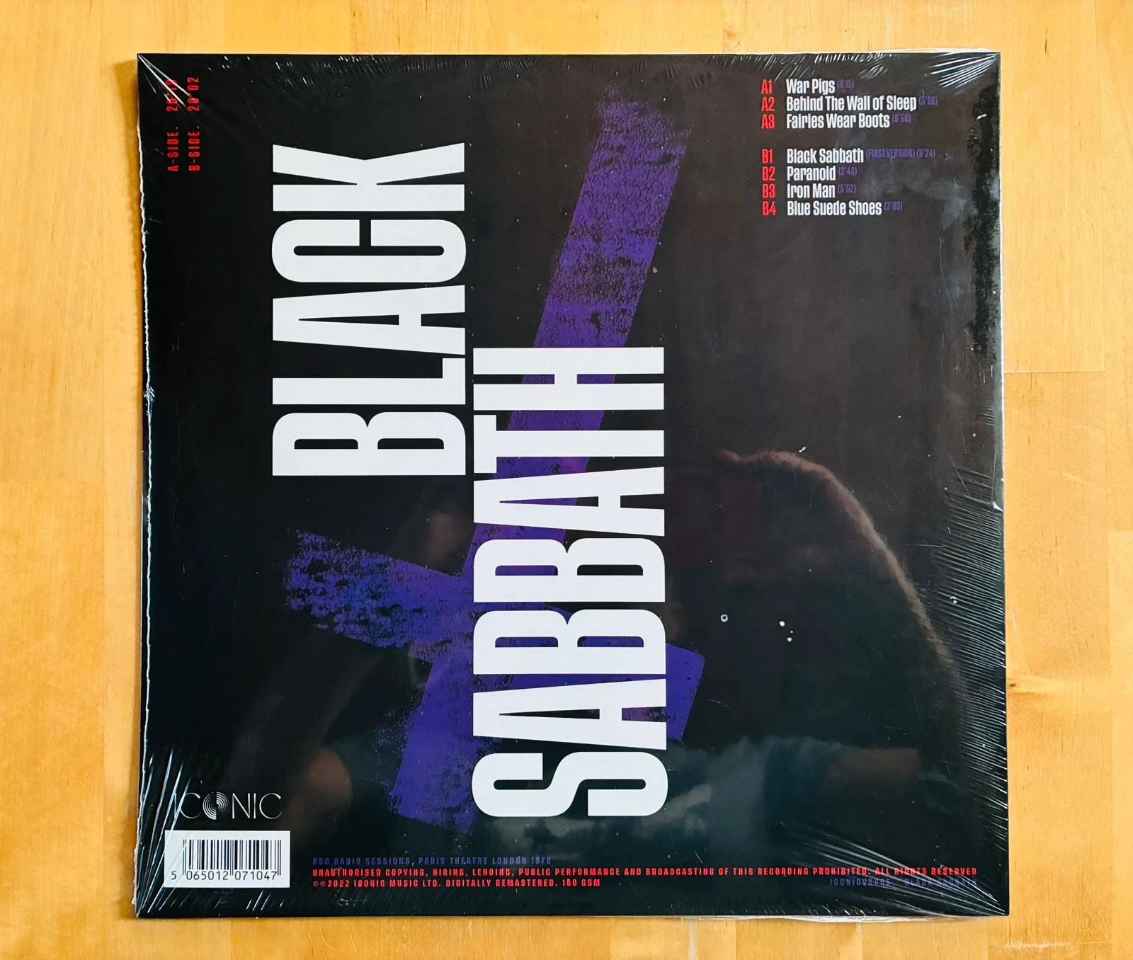 Vinylschijf 33T Black Sabbath BBC radio sessions 1970. – photo 2